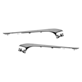 Replace® - Front Upper Driver and Passenger Side Bumper Cover Molding Set (Standard Line)