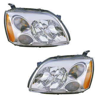 Replace® - Driver and Passenger Side Replacement Headlight Set (CAPA Certified)
