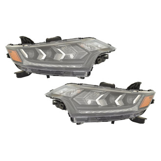 Replace® - Driver and Passenger Side Replacement Headlight Set (CAPA Certified)