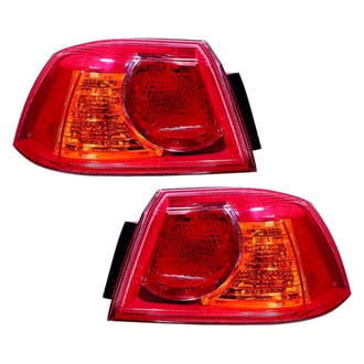 Replace® - Black Factory Tail Lights