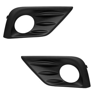 Replace® - Front Driver and Passenger Side Fog Light Bezel Set (CAPA Certified)
