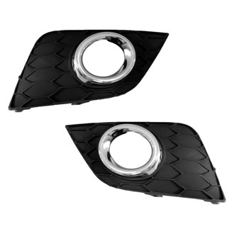 Replace® - Front Driver and Passenger Side Fog Light Bezel Set (Standard Line)