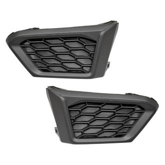 Replace® - Front Driver and Passenger Side Fog Light Cover Set (CAPA Certified)