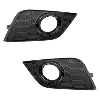 Replace® - Front Driver and Passenger Side Fog Light Bezel Set (Standard Line)