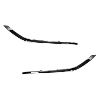 Replace® - Front Outer Driver and Passenger Side Bumper Cover Molding Set (Standard Line)
