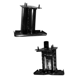 Replace® - Front Driver and Passenger Side Bumper Cover Reinforcement Bracket Set (CAPA Certified)