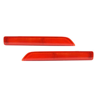 Replace® - Rear Driver and Passenger Side Bumper Reflector Set (Standard Line)