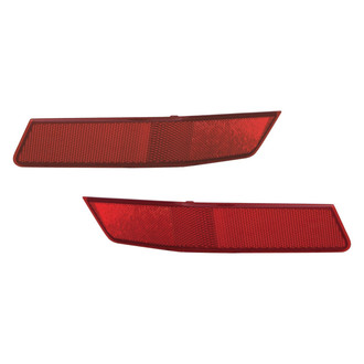 Replace® - Rear Driver and Passenger Side Bumper Reflector Set (Standard Line)