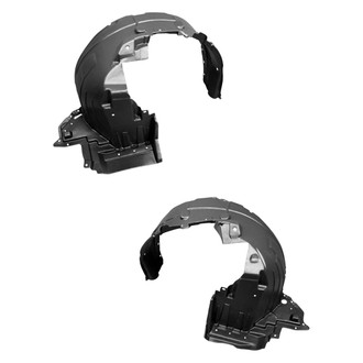 Replace® - Front Driver and Passenger Side Fender Liner Set (CAPA Certified)
