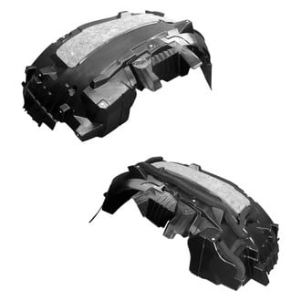 Replace® - Front Rearward Driver and Passenger Side Fender Liner Set (CAPA Certified)