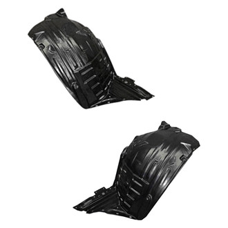 Replace® - Front Driver and Passenger Side Fender Liner Front Section Set (Standard Line)