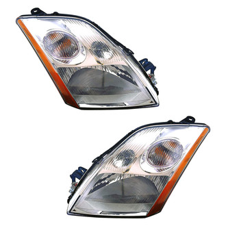 Replace® - Driver and Passenger Side Replacement Headlight Set (CAPA Certified)