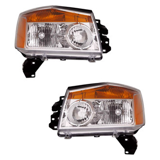 Replace® - Driver and Passenger Side Replacement Headlight Set (CAPA Certified)