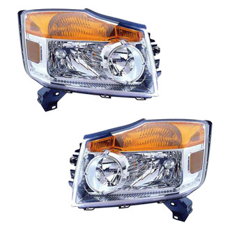 Replace® - Driver and Passenger Side Replacement Headlight Set (Value Line)