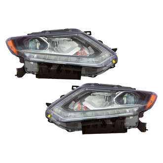 Replace® - Driver and Passenger Side Replacement Headlight Set (CAPA Certified)