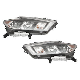 Replace® - Driver and Passenger Side Replacement Headlight Set (CAPA Certified)