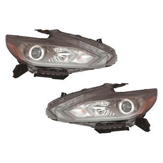 Replace® - Driver and Passenger Side Replacement Headlight Set (CAPA Certified)