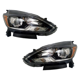 Replace® - Driver and Passenger Side Replacement Headlight Set (CAPA Certified)