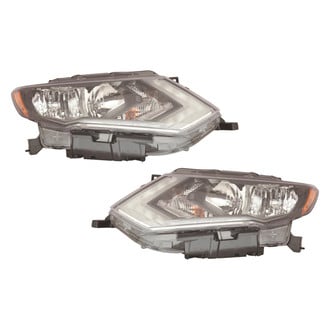 Replace® - Driver and Passenger Side Replacement Headlight Set (Standard Line)