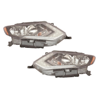 Replace® - Remanufactured OE Driver and Passenger Side Replacement Headlight Set
