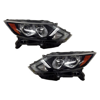 Replace® - Driver and Passenger Side Replacement Headlight Set (CAPA Certified)