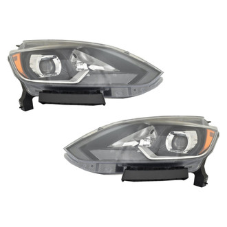 Replace® - Driver and Passenger Side Replacement Headlight Set (CAPA Certified)
