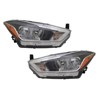 Replace® - Driver and Passenger Side Replacement Headlight Set (Standard Line)