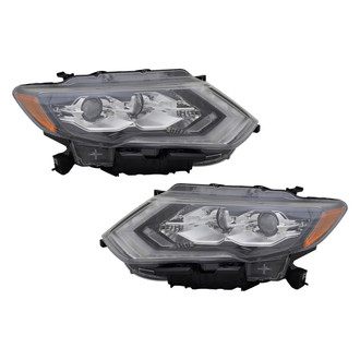 Replace® - Driver and Passenger Side Replacement Headlight Set (Standard Line)