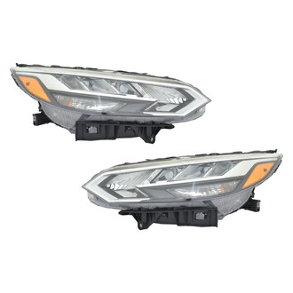 Replace® - Driver and Passenger Side Replacement Headlight Set (Standard Line)