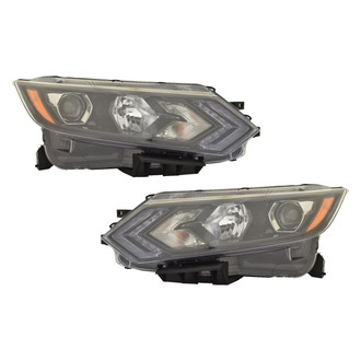 Replace® - Driver and Passenger Side Replacement Headlight Set (CAPA Certified)