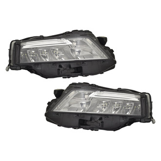 Replace® - Remanufactured OE Driver and Passenger Side Lower Replacement Headlight Set