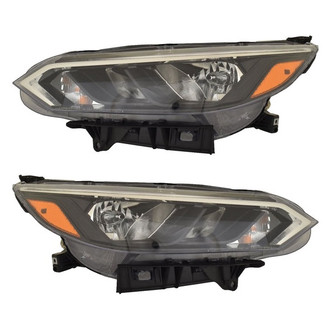 Replace® - Driver and Passenger Side Replacement Headlight Set (CAPA Certified)