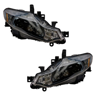 Replace® - Brand New OE Driver and Passenger Side Replacement Headlight Set Lens and Housing