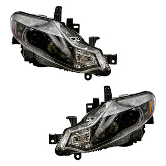Replace® - Brand New OE Driver and Passenger Side Replacement Headlight Set Lens and Housing