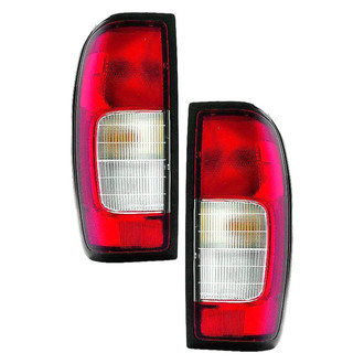 Replace® - Driver and Passenger Side Replacement Tail Light Lens and Housings (Value Line)
