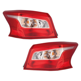 Replace® - Remanufactured OE Driver and Passenger Side Outer Replacement Tail Lights