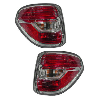 Replace® - Black Factory Tail Lights
