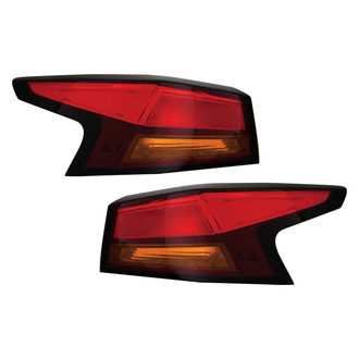 Replace® - Driver and Passenger Side Outer Replacement Tail Lights (CAPA Certified)
