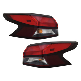 Replace® - Driver and Passenger Side Outer Replacement Tail Lights (Standard Line)