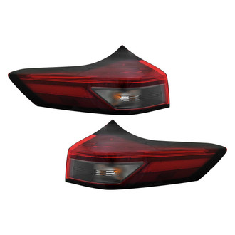 Replace® - Driver and Passenger Side Outer Replacement Tail Lights (Standard Line)