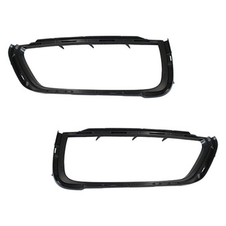 Replace® - Front Driver and Passenger Side Bumper Cover Grille Molding Frame Set (Standard Line)