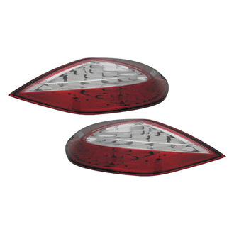 Replace® - Black Factory Tail Lights