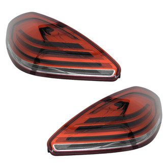 Replace® - Driver and Passenger Side Replacement Tail Lights (Standard Line)