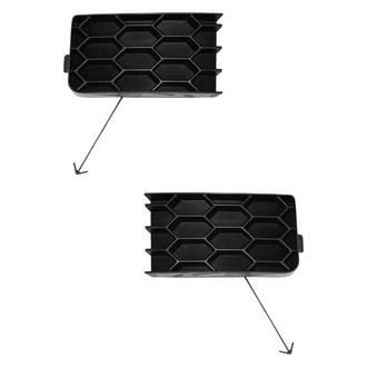 Replace® - Front Driver and Passenger Side Fog Light Cover Set (Standard Line)
