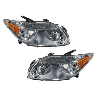 Replace® - Driver and Passenger Side Replacement Headlight Set Lens and Housing (CAPA Certified)