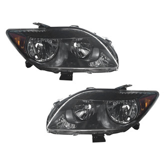 Replace® - Driver and Passenger Side Replacement Headlight Set Lens and Housing (CAPA Certified)