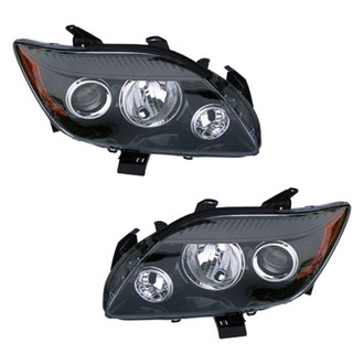 Replace® - Driver and Passenger Side Replacement Headlight Set Lens and Housing (Value Line)