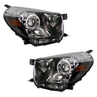 Replace® - Remanufactured OE Driver and Passenger Side Replacement Headlight Set Lens and Housing