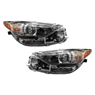 Replace® - Remanufactured OE Driver and Passenger Side Replacement Headlight Set Lens and Housing