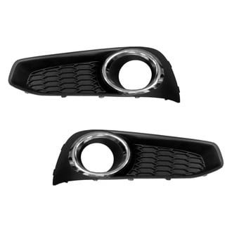 Replace® - Front Driver and Passenger Side Fog Light Bezel Set (Standard Line)